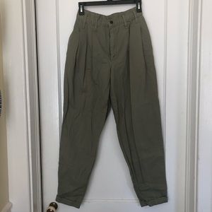 Vintage High Waisted Palmetto’s Pants army green